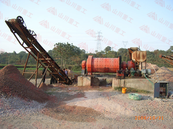 棒磨機現場照片