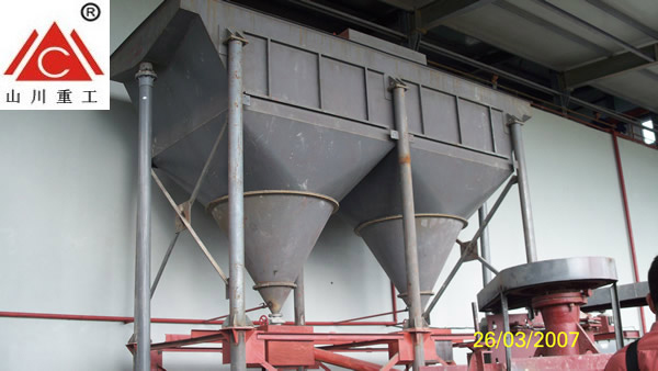 高效斜管濃密箱現場