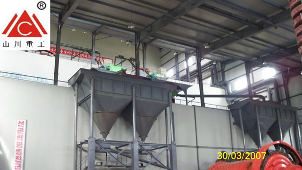 高效斜管濃密箱現場